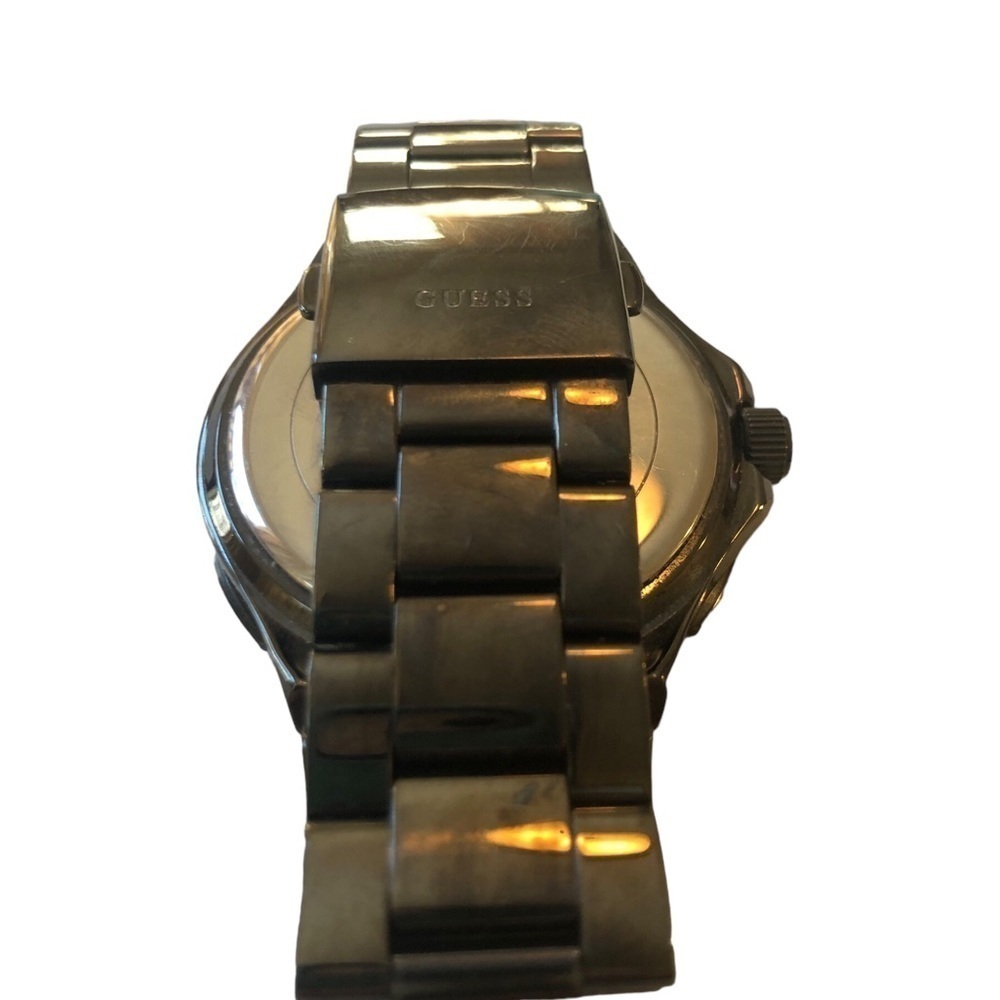 GUESS Waterpro U11511G1 Black Tone Quartz Analog Men's Divers 100 Meter Watch - Picture 8 of 10